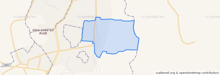 Mapa de ubicacion de Dalu Subdistrict.