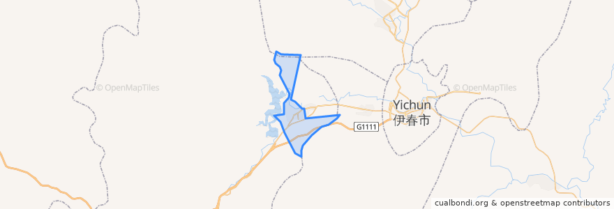 Mapa de ubicacion de Cuiluan.