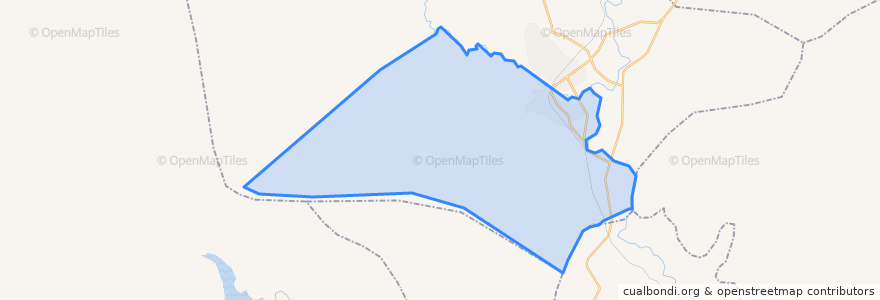 Mapa de ubicacion de Shuangzihe Town.
