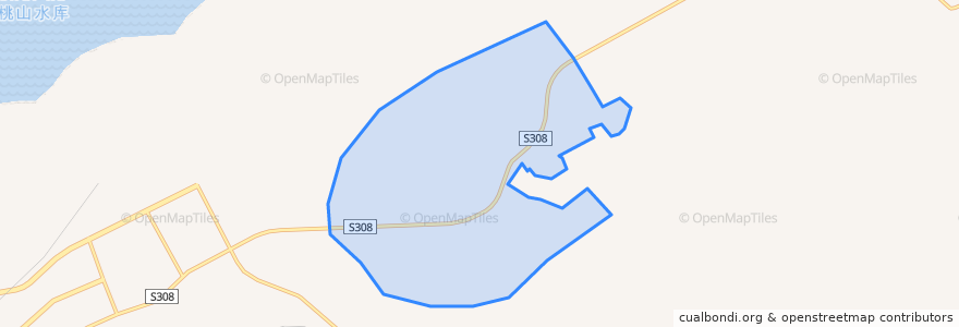Mapa de ubicacion de Xiangyang Subdistrict.
