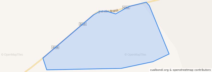 Mapa de ubicacion de Shuangliao Economic Development Zone.