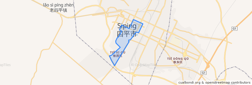 Mapa de ubicacion de Yingxiong Subdistrict.