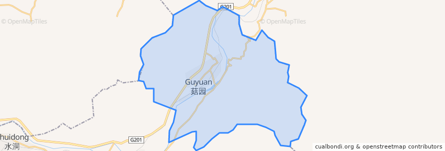 Mapa de ubicacion de Wudaojiang.