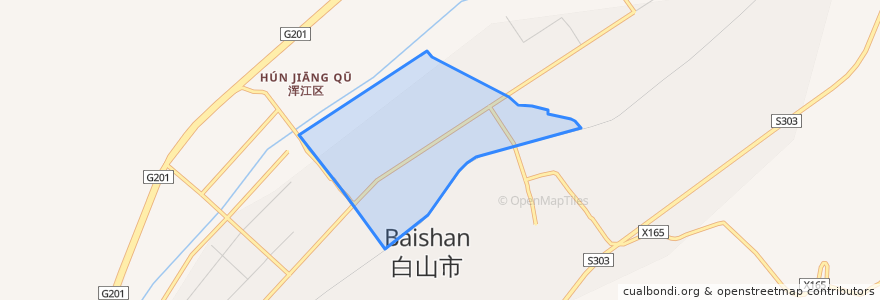 Mapa de ubicacion de 红旗街道.