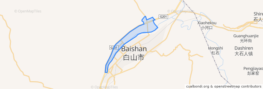 Mapa de ubicacion de 江北街道.