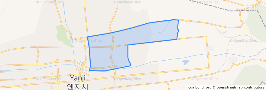 Mapa de ubicacion de Jinxue Subdistrict.