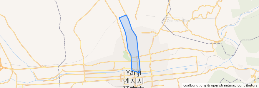 Mapa de ubicacion de 新兴街道/신흥가두.