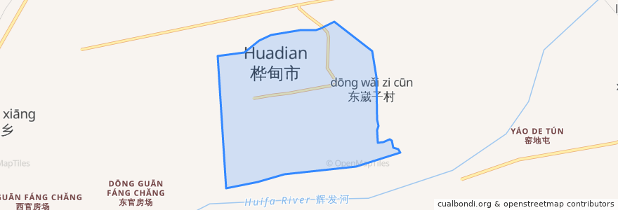 Mapa de ubicacion de 启新街道.