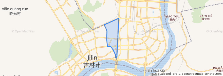 Mapa de ubicacion de Nanjing Subdistrict.