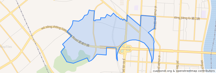 Mapa de ubicacion de Lianhua Subdistrict.