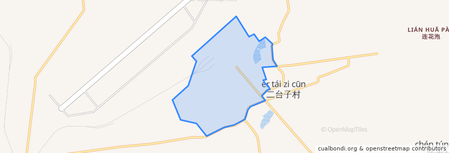 Mapa de ubicacion de Shuangji Subdistrict.