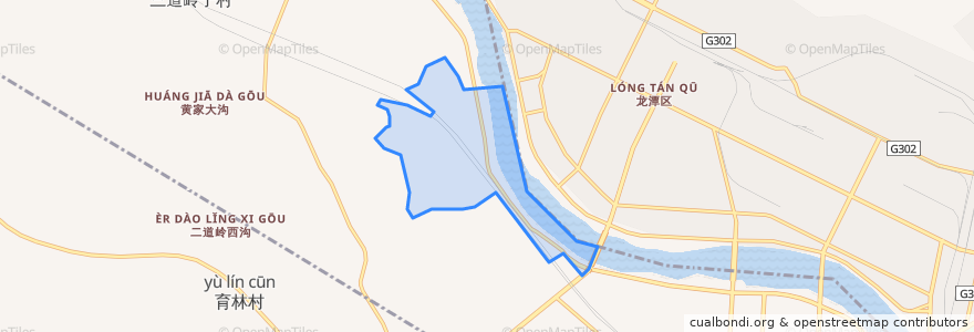 Mapa de ubicacion de Xinjian Subdistrict.