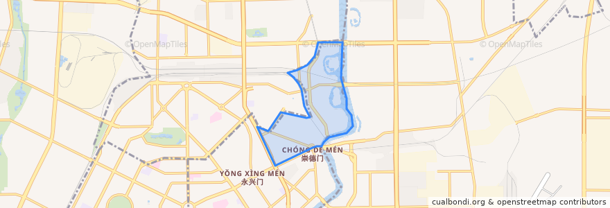 Mapa de ubicacion de 长通街道.