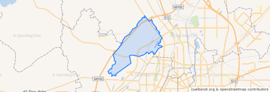 Mapa de ubicacion de Chengxi Town.