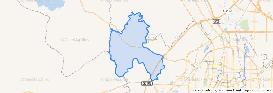 Mapa de ubicacion de 合心镇.