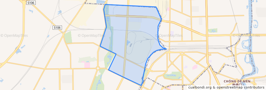 Mapa de ubicacion de 青年路街道.