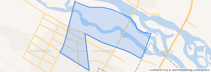 Mapa de ubicacion de Binjiang Subdistrict.