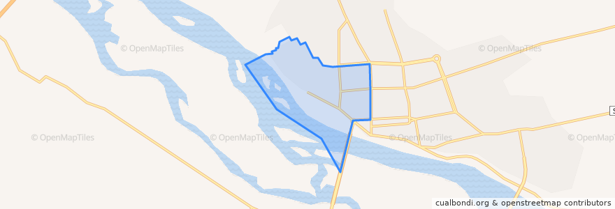 Mapa de ubicacion de Tuanjie Subdistrict.