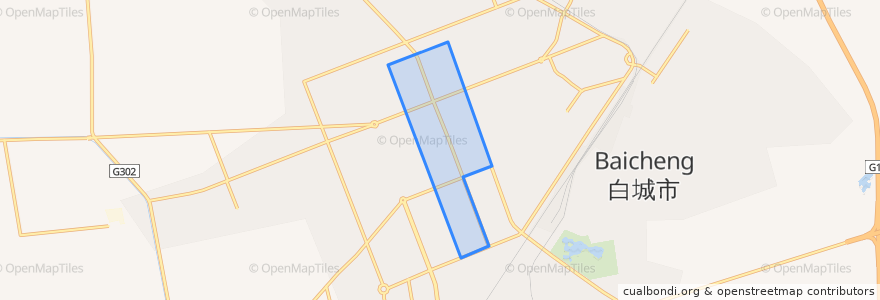 Mapa de ubicacion de Changqing Subdistrict.