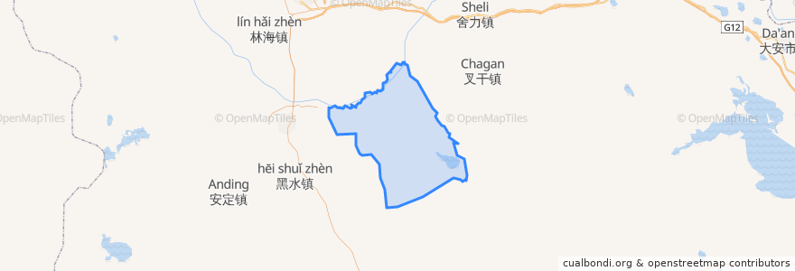 Mapa de ubicacion de Erlong.
