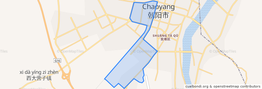 Mapa de ubicacion de Zhannan Subdistrict.