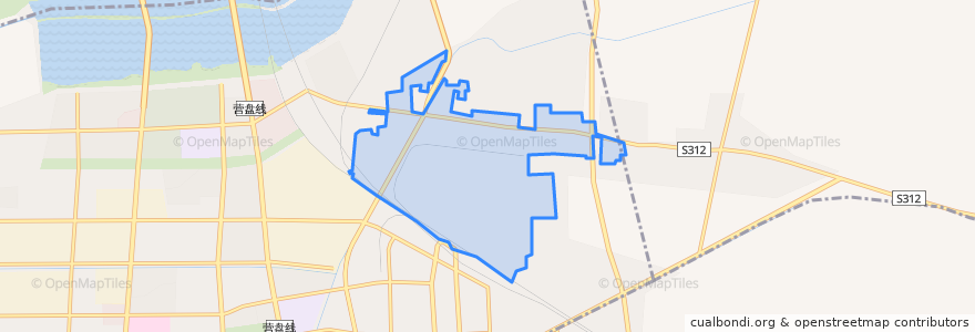 Mapa de ubicacion de 新工街道.