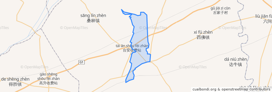 Mapa de ubicacion de 八角台街道.