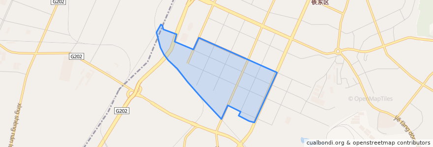Mapa de ubicacion de Changdian Subdistrict.