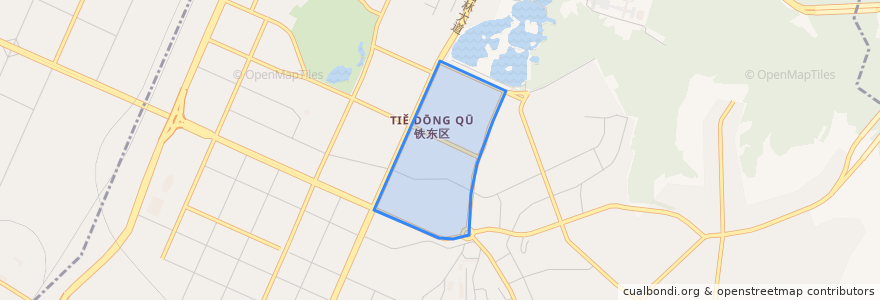 Mapa de ubicacion de 常青街道.
