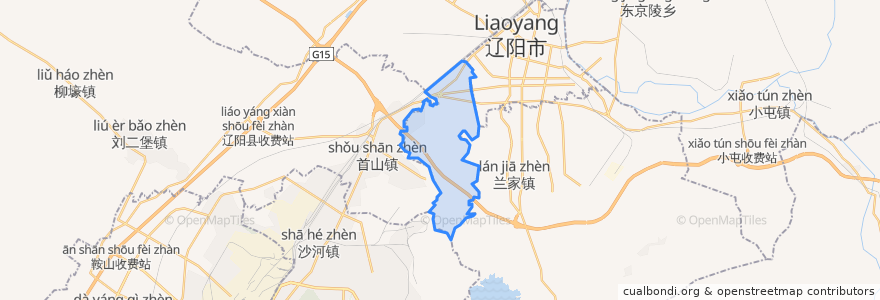 Mapa de ubicacion de Dongningwei.