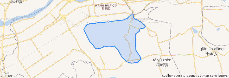 Mapa de ubicacion de 演武街道.