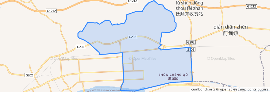 Mapa de ubicacion de Changchun Subdistrict.