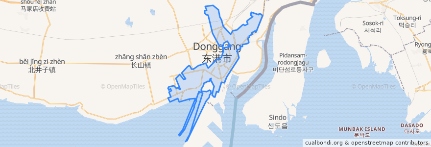 Mapa de ubicacion de Xinxing Subdistrict.