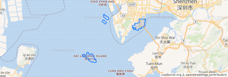 Mapa de ubicacion de Shekou Sub-district.