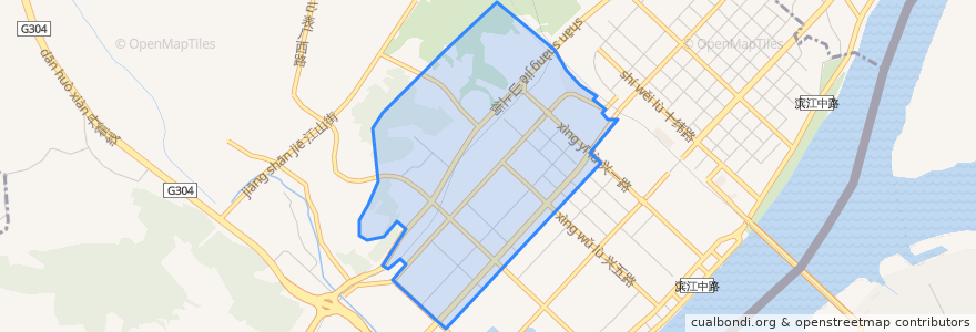 Mapa de ubicacion de Yongchang Subdistrict.