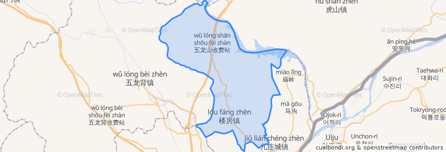 Mapa de ubicacion de Аньминь.