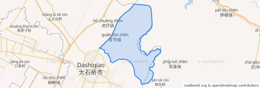 Mapa de ubicacion de Guantun.