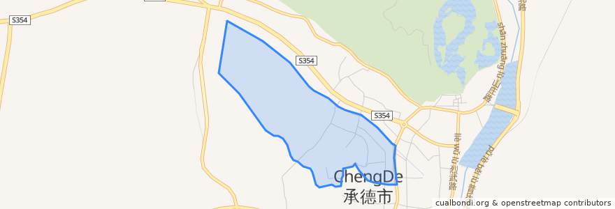Mapa de ubicacion de Panjiagou Subdistrict.