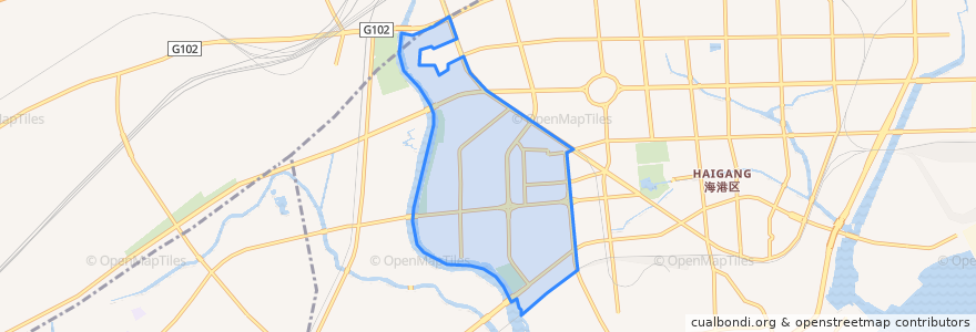 Mapa de ubicacion de 西港路街道.