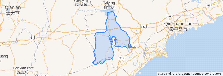 Mapa de ubicacion de 푸닝구.