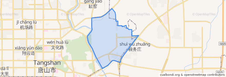 Mapa de ubicacion de Dongxincun Subdistrict.