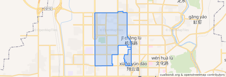 Mapa de ubicacion de Xiangyundao.