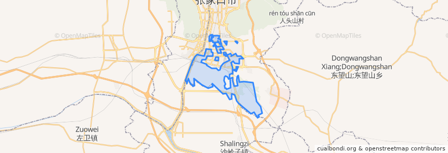 Mapa de ubicacion de Laoyazhuang.