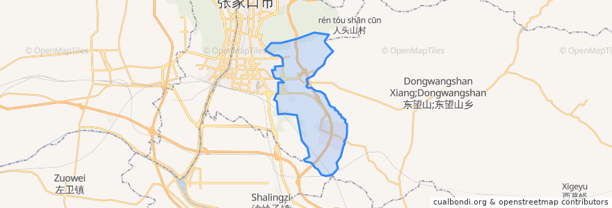 Mapa de ubicacion de Yaojiazhuang.