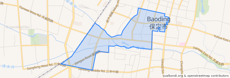 Mapa de ubicacion de Yonghua Subdistrict.