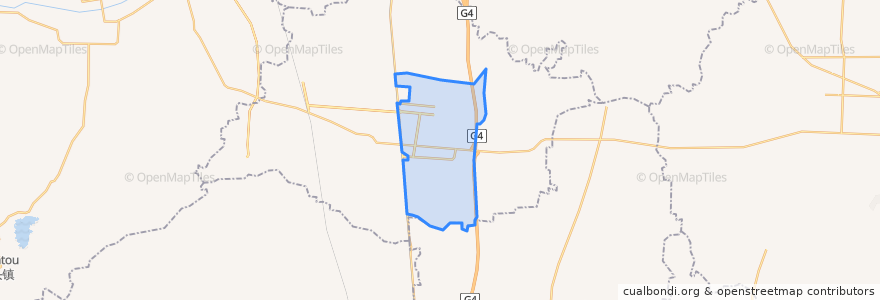 Mapa de ubicacion de 高邑镇.