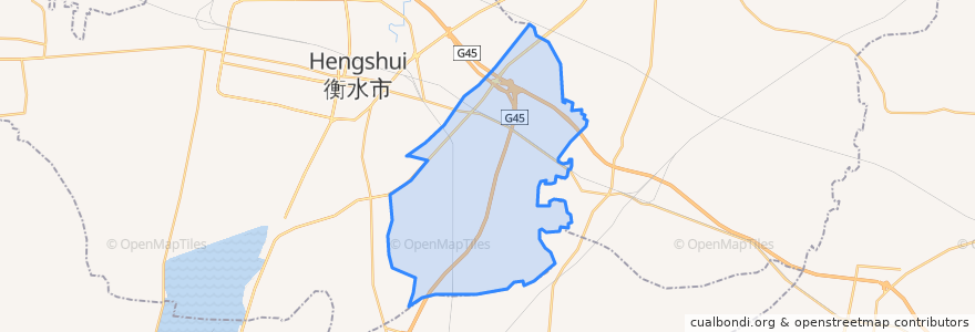 Mapa de ubicacion de 邓庄镇.