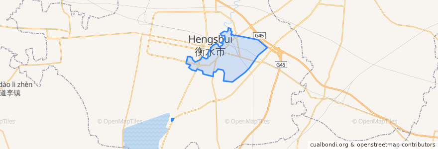 Mapa de ubicacion de Hedong Subdistrict.