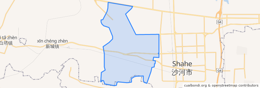 Mapa de ubicacion de 赞善街道.