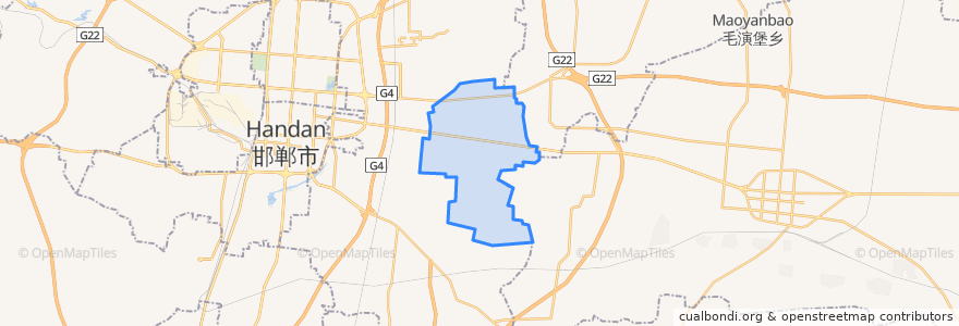 Mapa de ubicacion de Daishao.